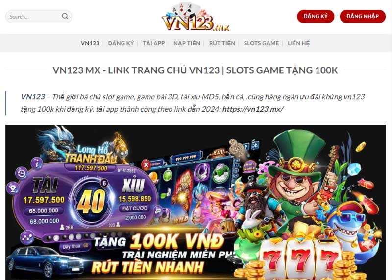 Đăng ký VN123 - Đối tác chính thức W9bet